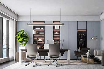 洛阳轻奢风格-书房