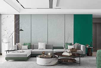 洛阳轻奢风格-客厅