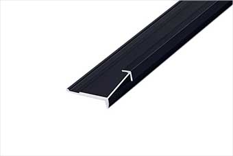 洛阳航空纤维墙咔铝合金阳角线（哑黑氧化）