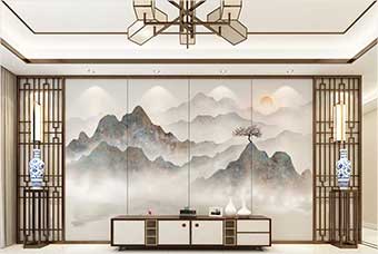 洛阳森佰汇航空纤维（山水画系列）