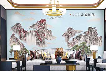 洛阳森佰汇航空纤维墙咔（鸿运当头）